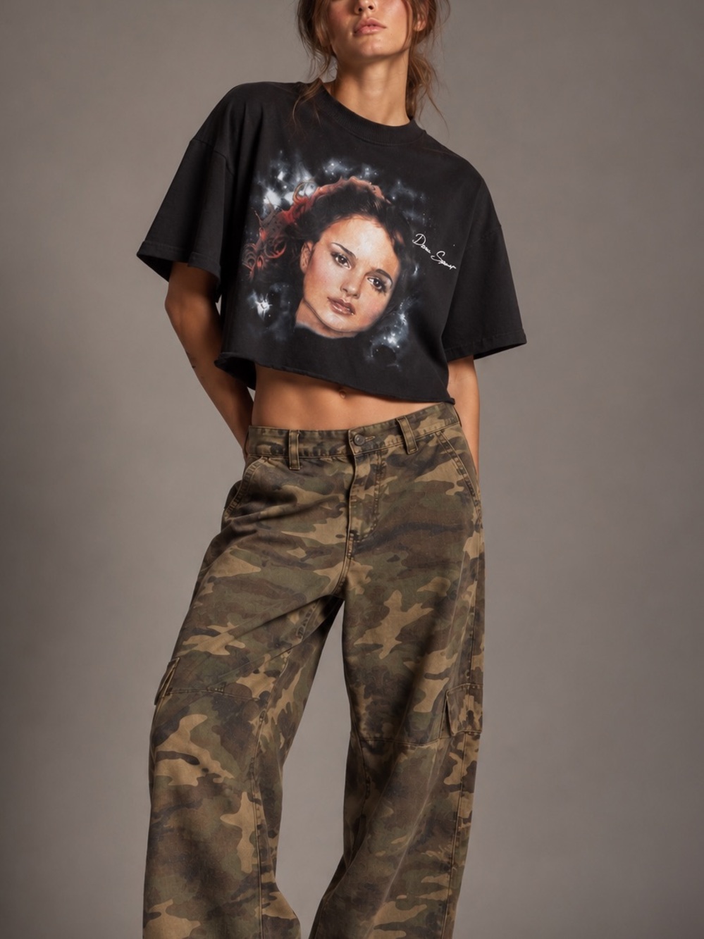 NWT darc sport Star Wars Padme cropped t shirt